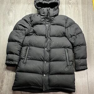 Aritza TNA The Super Puff Black Full Zip Down Puffer Jacket Winter Coat Size S
